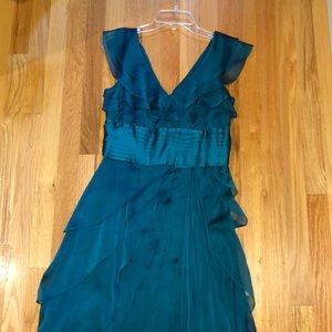 Teal, beautiful, Adrianna Papell dress